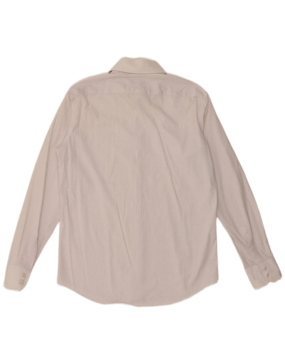 Męska koszula o regularnym kroju HUGO BOSS, rozmiar 40 15 3/4, średnia biała kratka