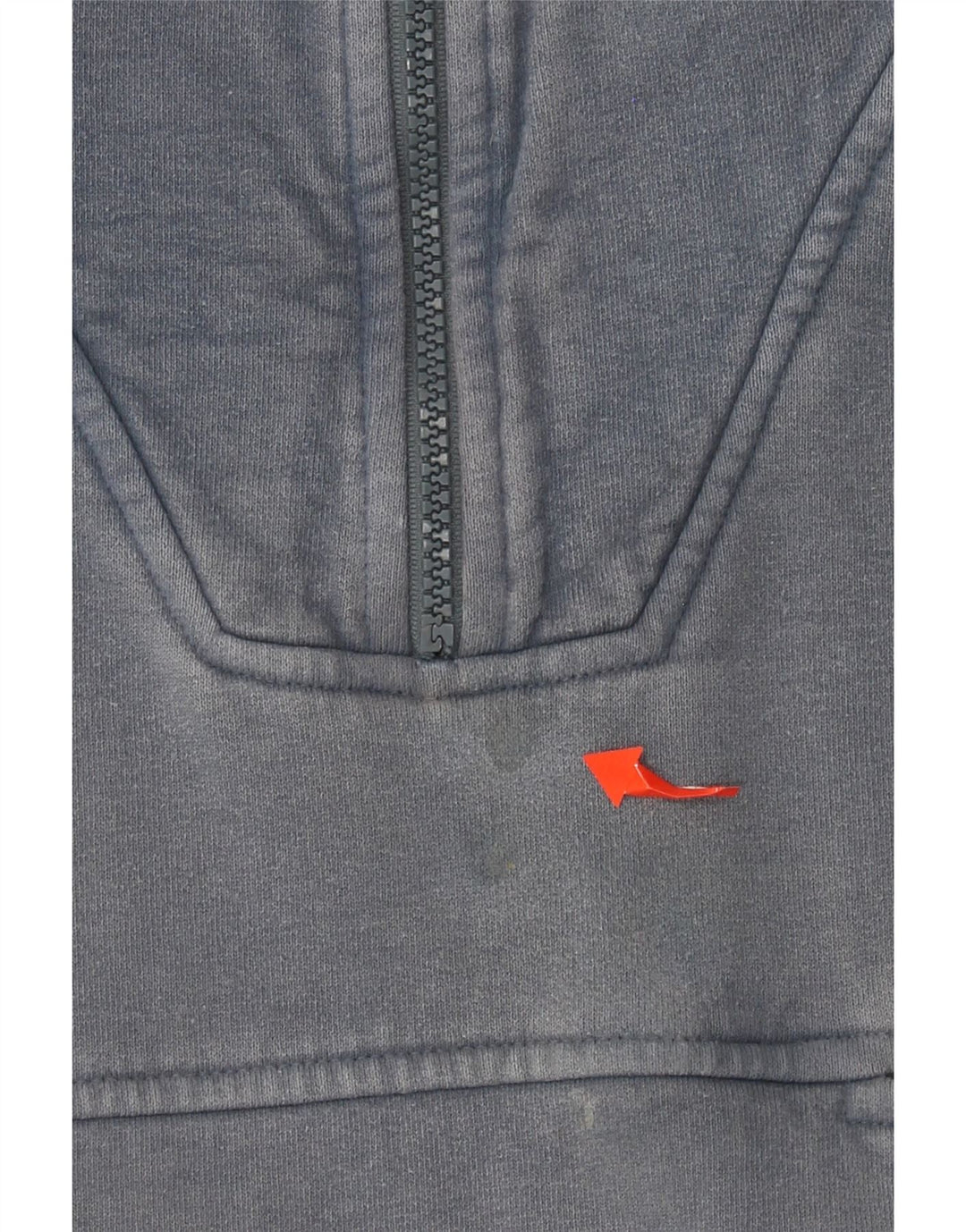 Męska bluza z zamkiem błyskawicznym WEIRD FISH, duża, niebieska, bawełniana