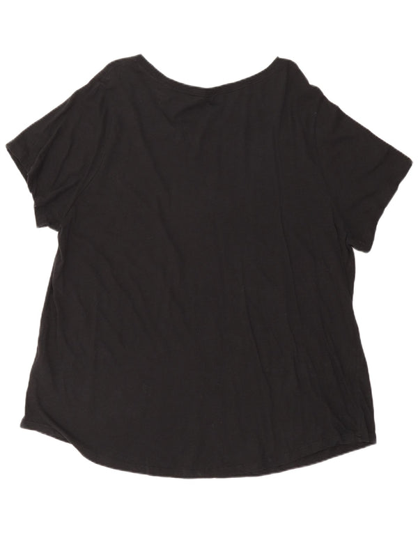 Damska koszulka z grafiką Nike Top UK 20 2XL Granatowa, bawełniana