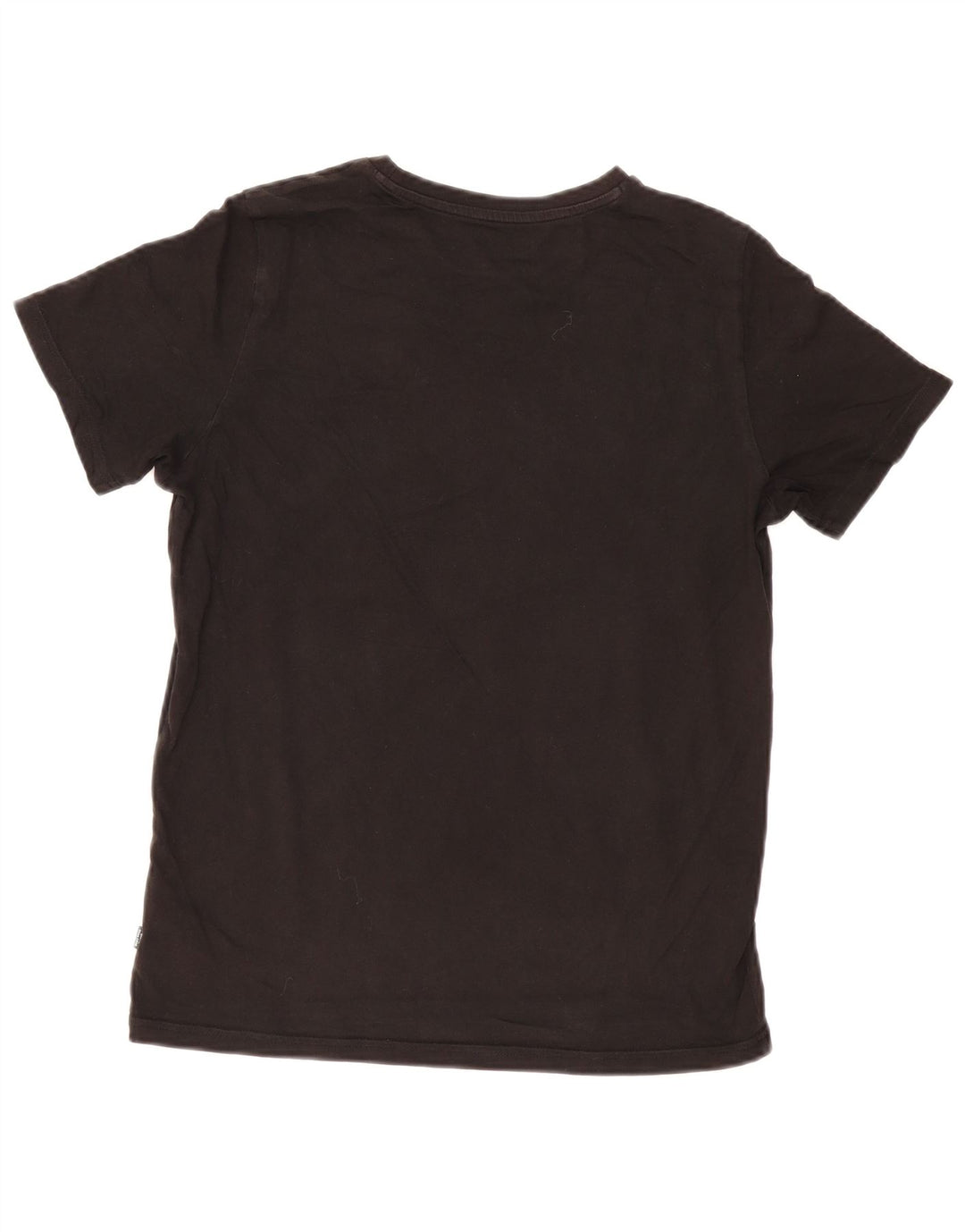 Męski T-shirt z grafiką Puma, mały, czarny, bawełniany