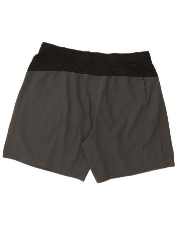 Męskie spodenki sportowe The North Face XL, szary, poliester z blokami kolorów