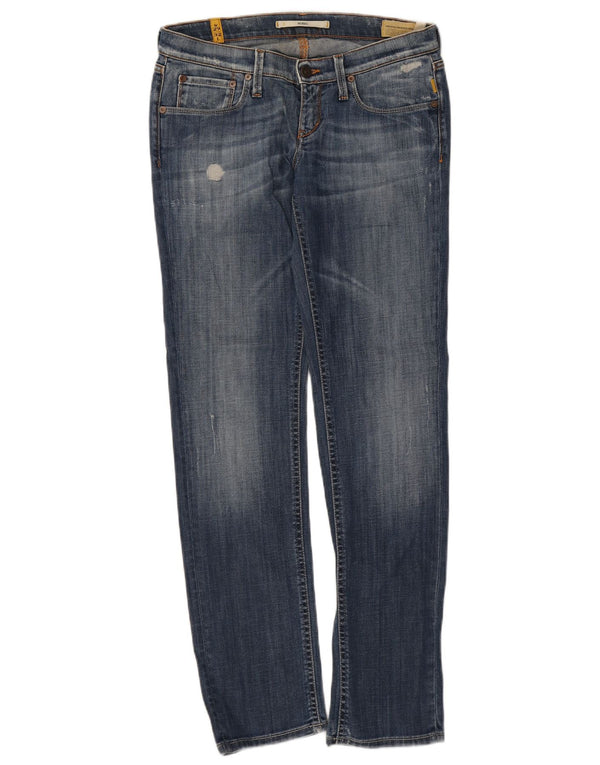 Meltin' Pot Damskie Mendel Slim Jeans W29 L32 Niebieska bawełna