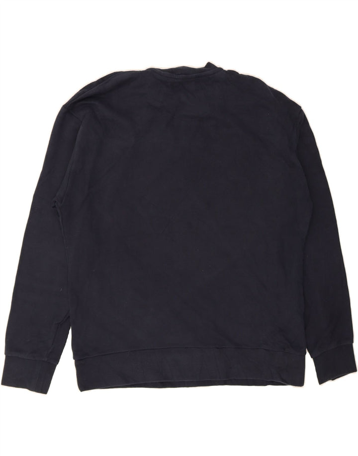 PENGUIN Mens Sweatshirt Jumper Large Navy Blue Vintage Penguin and Second-Hand Penguin from Messina Hembry 