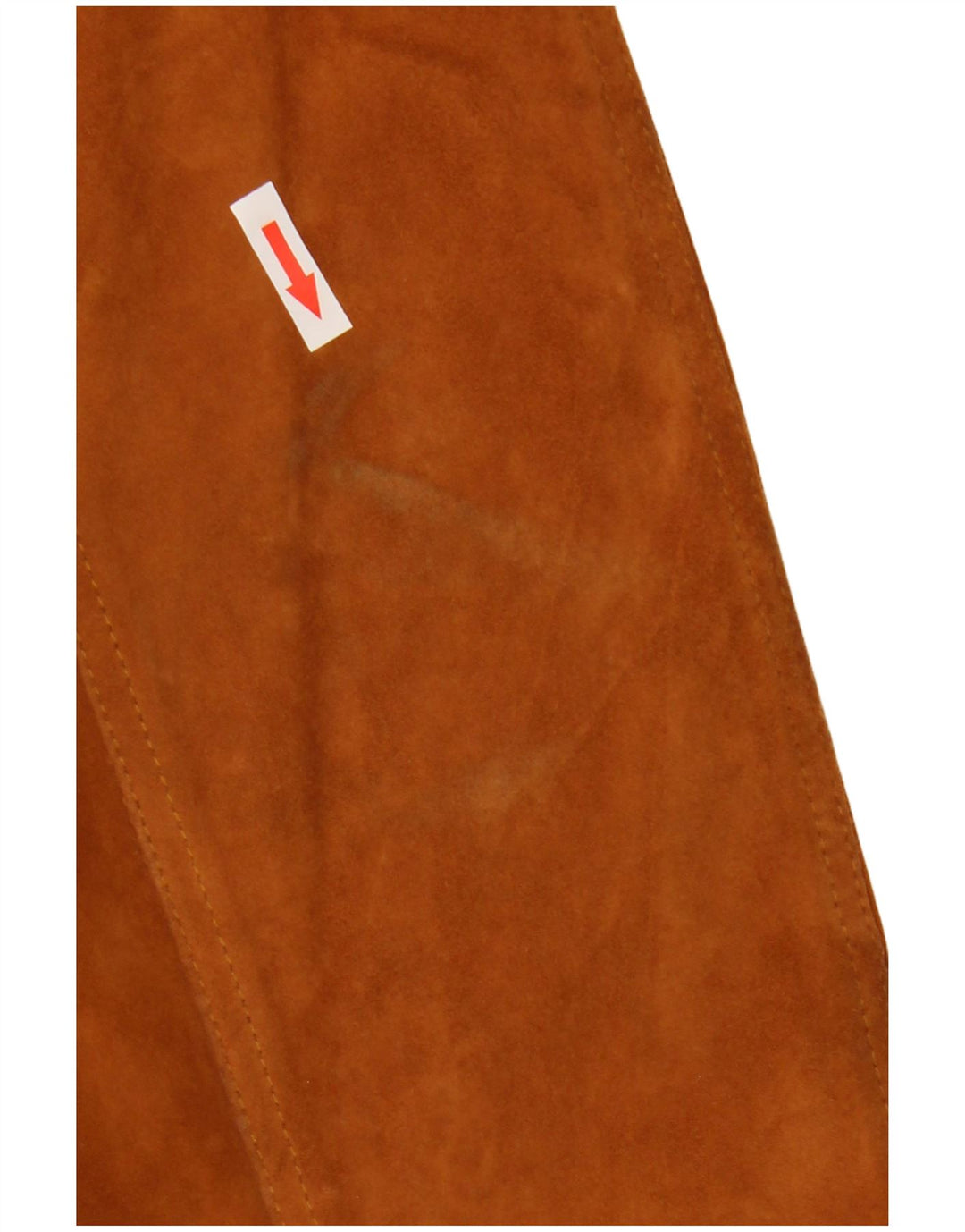 Męska zamszowa kurtka bomber w stylu vintage IT 50, duża brązowa