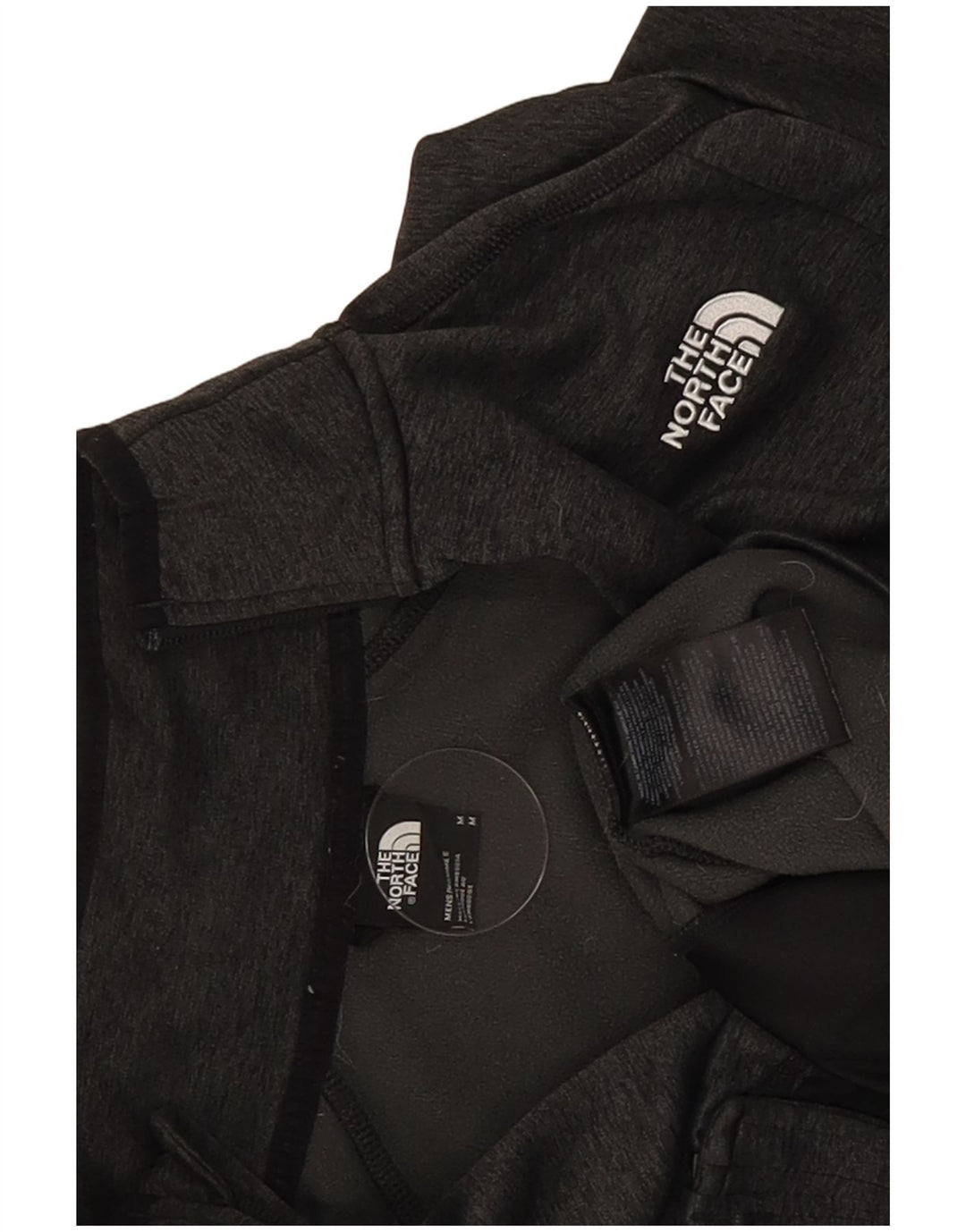Męska kurtka dresowa The North Face w kolorze średnioszarym, z poliestru w cętki