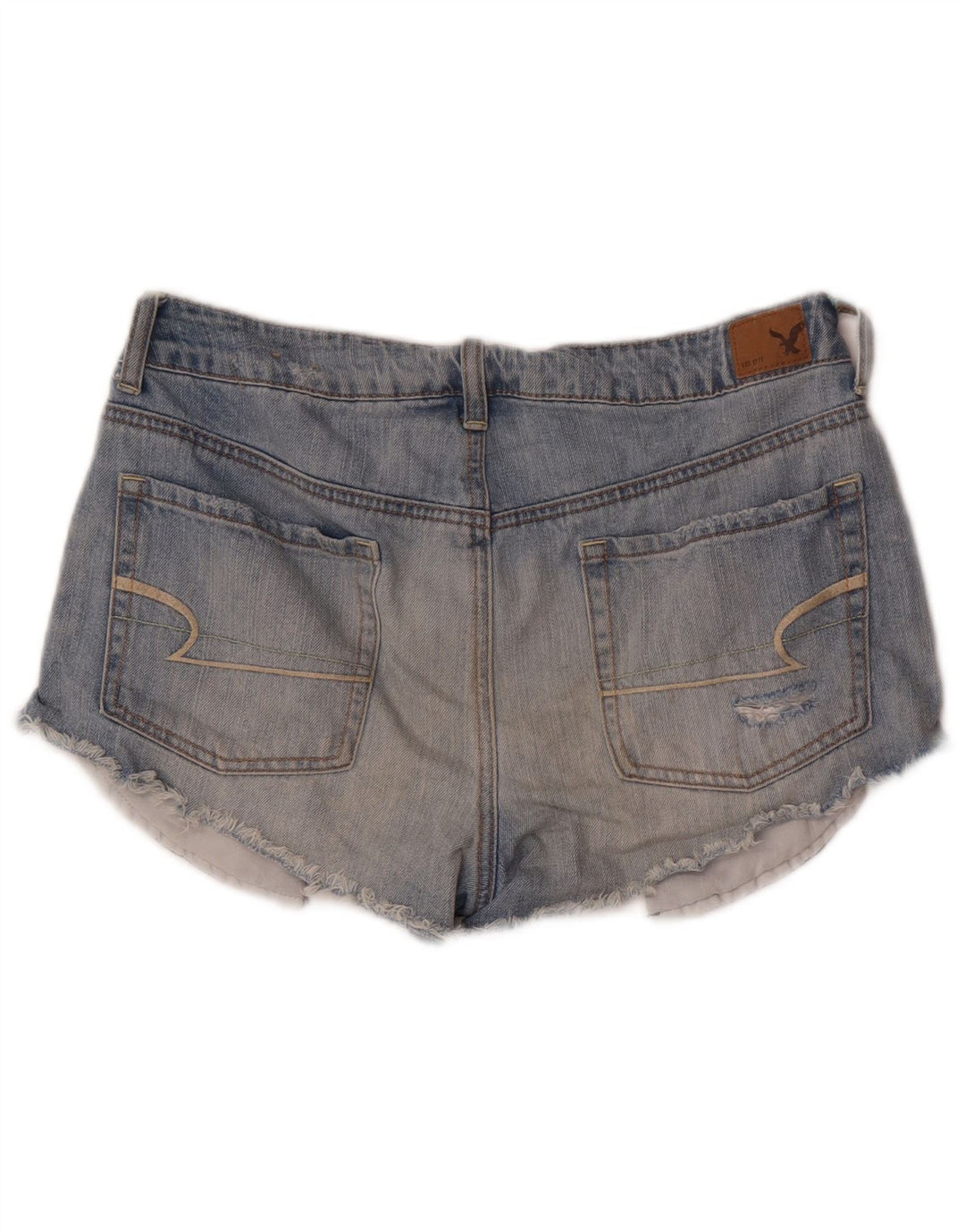Damskie spodenki jeansowe American Eagle w trudnej sytuacji US 8 średnie W30 niebieskie