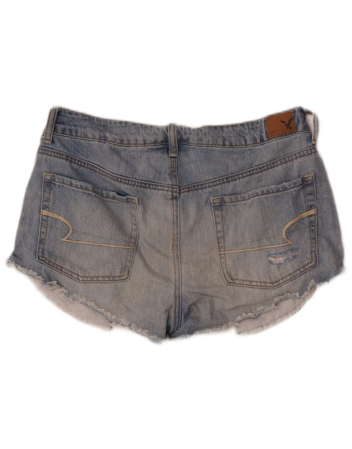 Damskie spodenki jeansowe American Eagle w trudnej sytuacji US 8 średnie W30 niebieskie