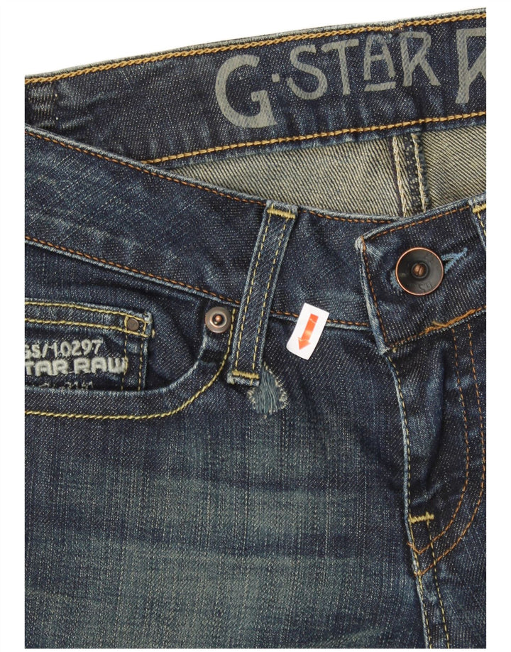 Damskie jeansy Crop G-STAR W27 L26 Niebieskie bawełniane