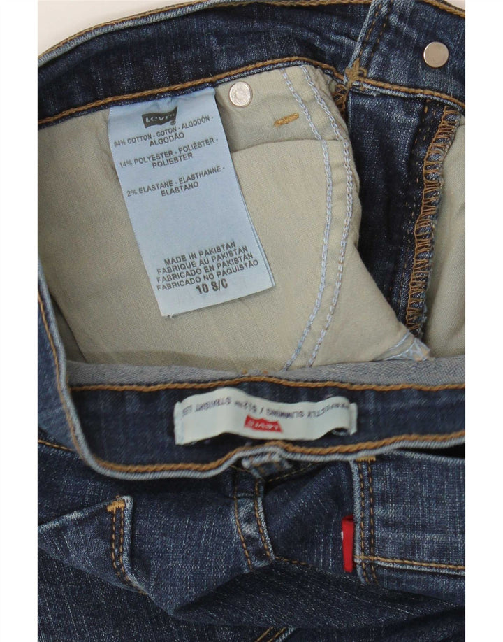 Damskie jeansy Levi's 512 Straight US 10 Large W28 L29 Granatowe