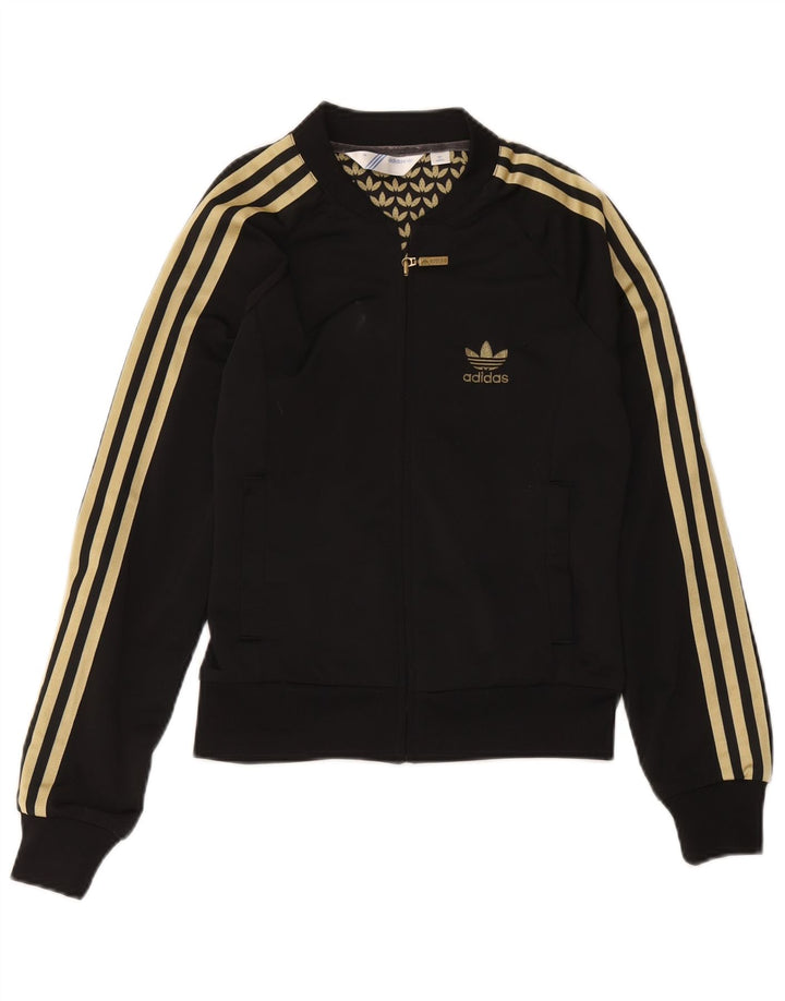 Damska kurtka dresowa Adidas Crop Graphic EU 38 Medium Black