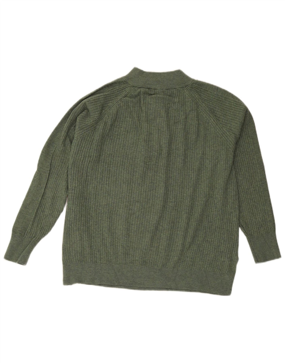 Damski sweter Marks & Spencer z zamkiem błyskawicznym, UK 16, duży, zielony