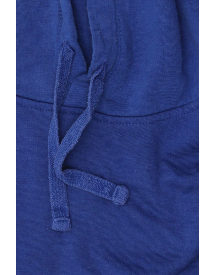 Damski sweter oversize z kapturem Zara UK 14, średni niebieski, bawełniany