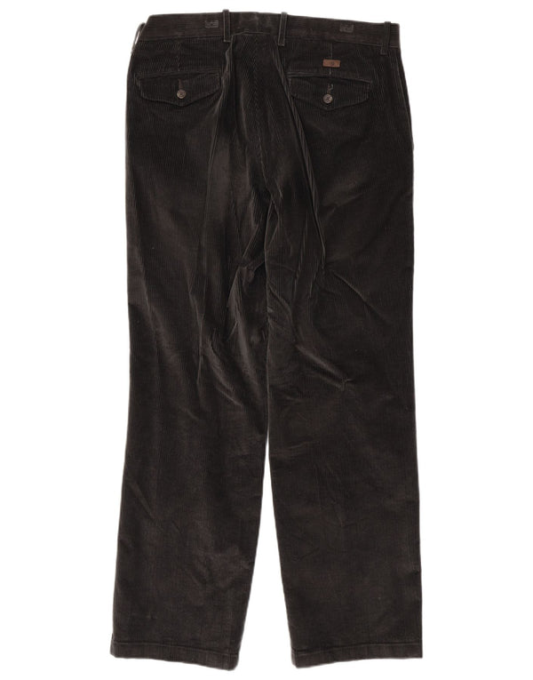 Męskie spodnie sztruksowe Marks & Spencer Blue Harbor Straight W34 L31 Szare