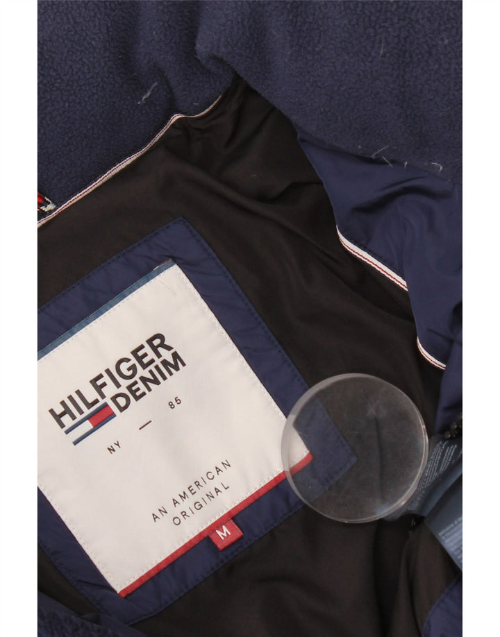 Męska ocieplana kurtka Tommy Hilfiger UK 38 Średni granatowy nylon