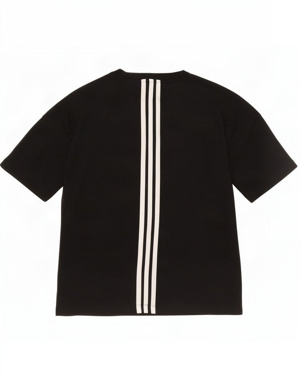 Adidas Womens Oversized T-Shirt Top UK 4/6 XS Grey Polyester