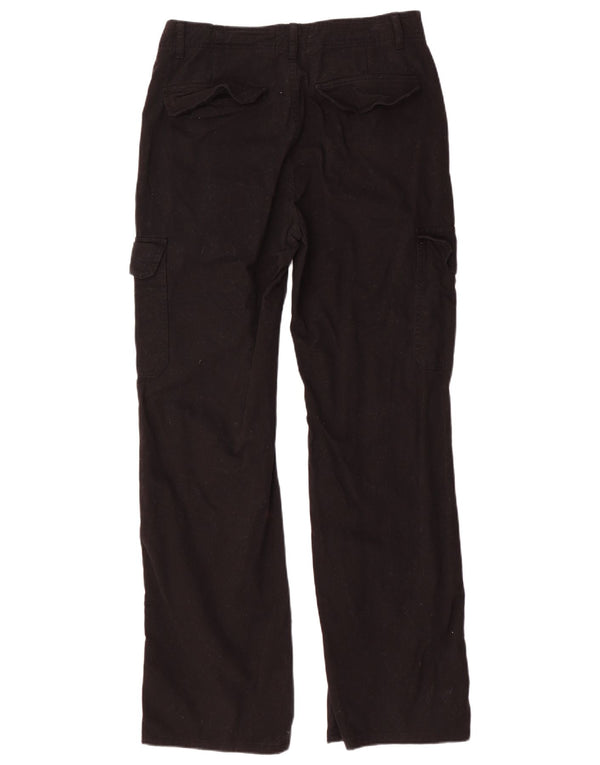 Spodnie damskie Zara Straight Cargo EU 40 Medium W30 L31 Czarna bawełna