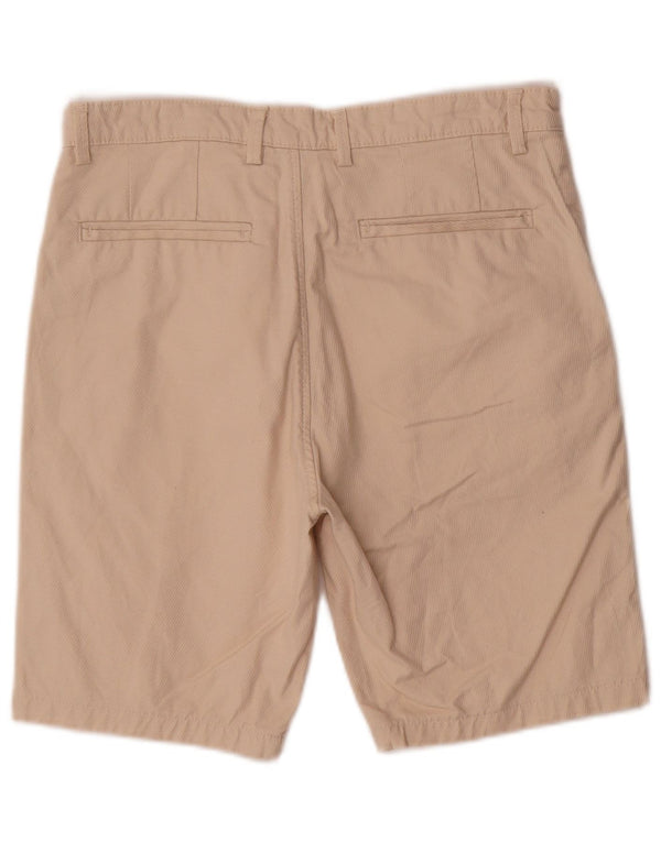 Męskie spodenki Chino Vintage EU 38 Small W30 Beżowa bawełna w prążki