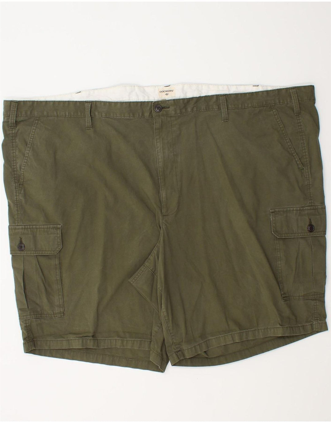 Męskie spodenki cargo DOCKERS W58 6XL, bawełna khaki