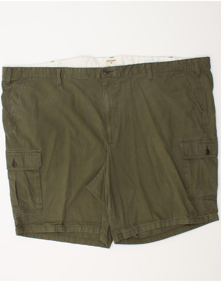 Męskie spodenki cargo DOCKERS W58 6XL, bawełna khaki