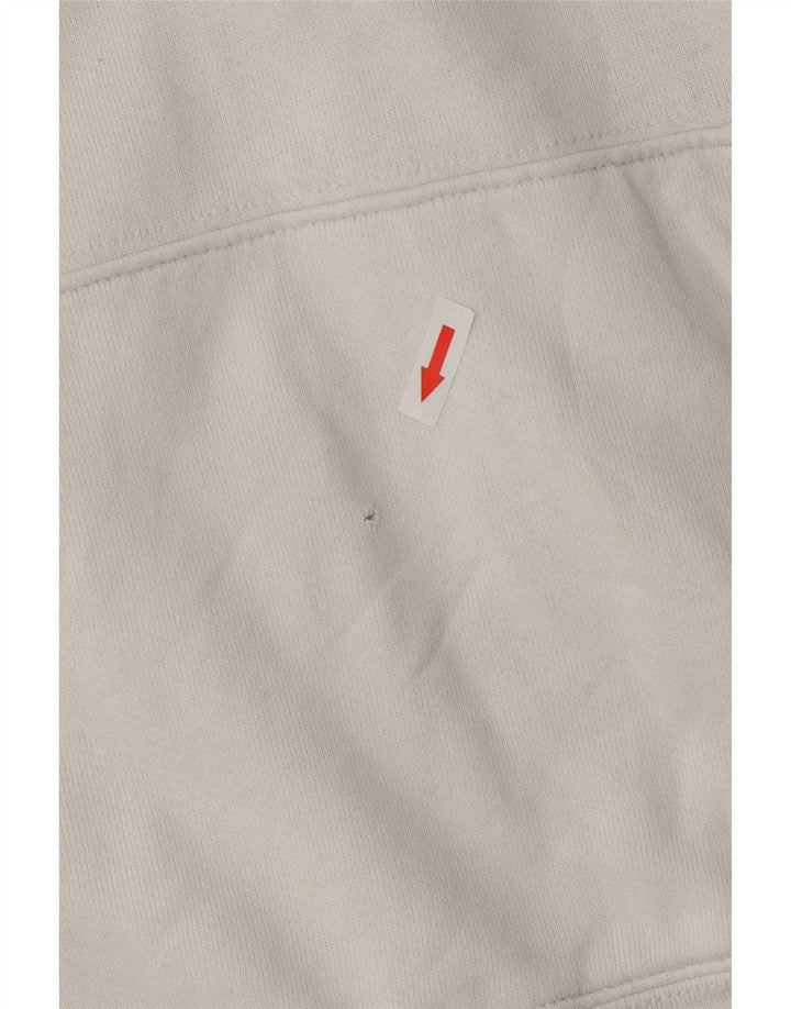 Męski sweter z kapturem Levi's z grafiką, duży, biały, bawełniany