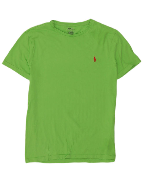Damska koszulka Polo Ralph Lauren z grafiką Top UK 14 Medium Green