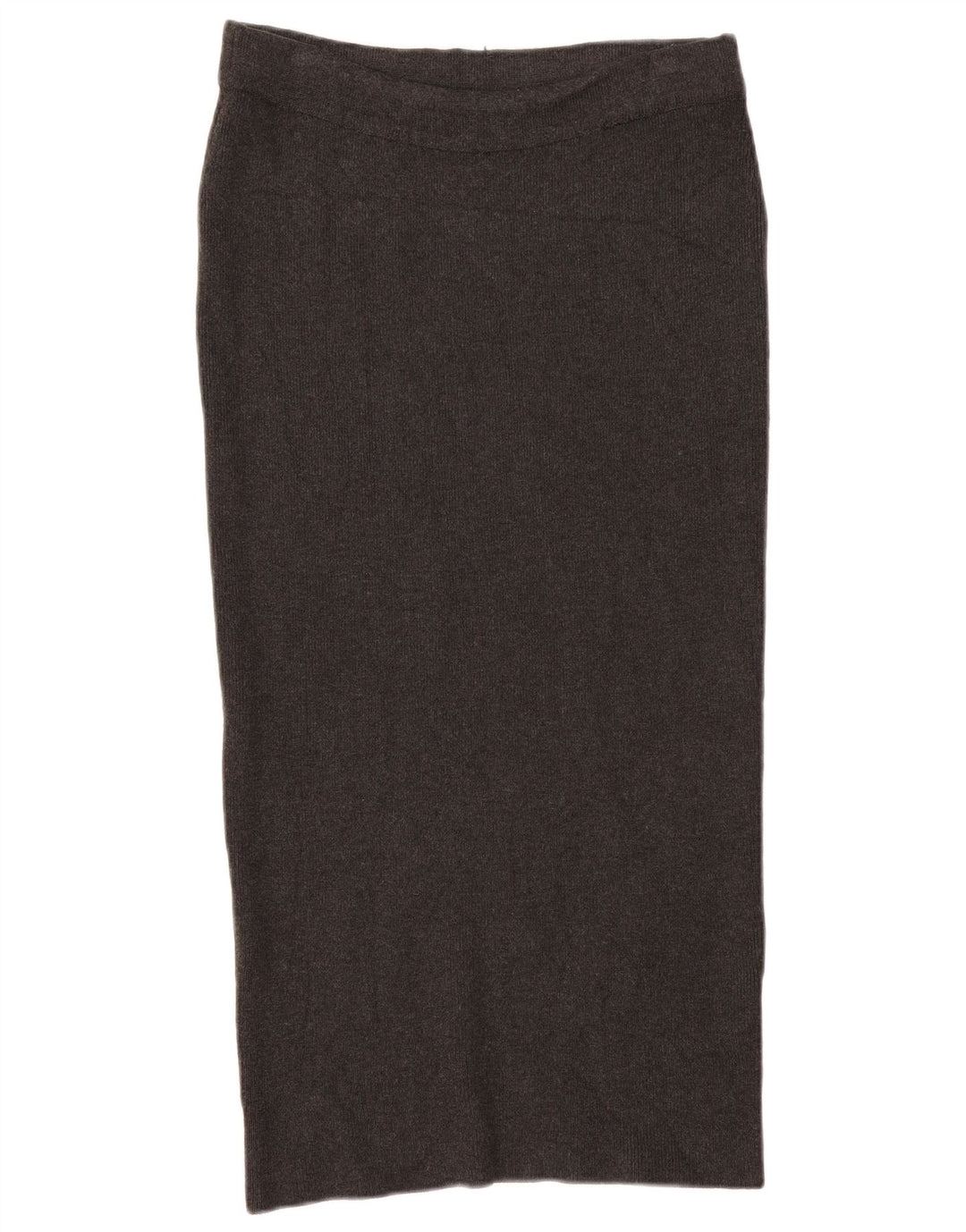 Damska dzianinowa prosta spódnica Zara Medium W28 Szara wiskoza