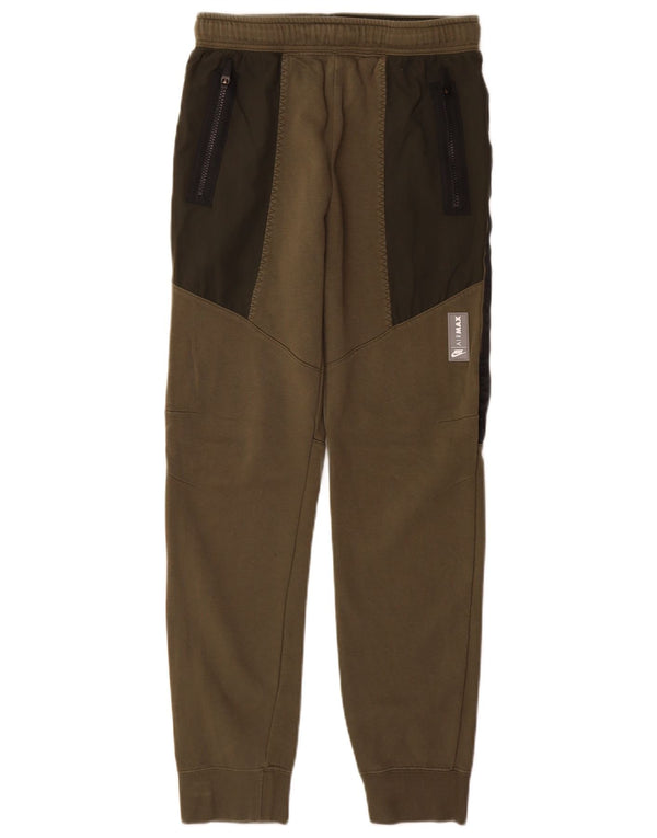 Chłopięce spodnie dresowe Nike, 13-14 lat, XL, khaki, blok kolorów