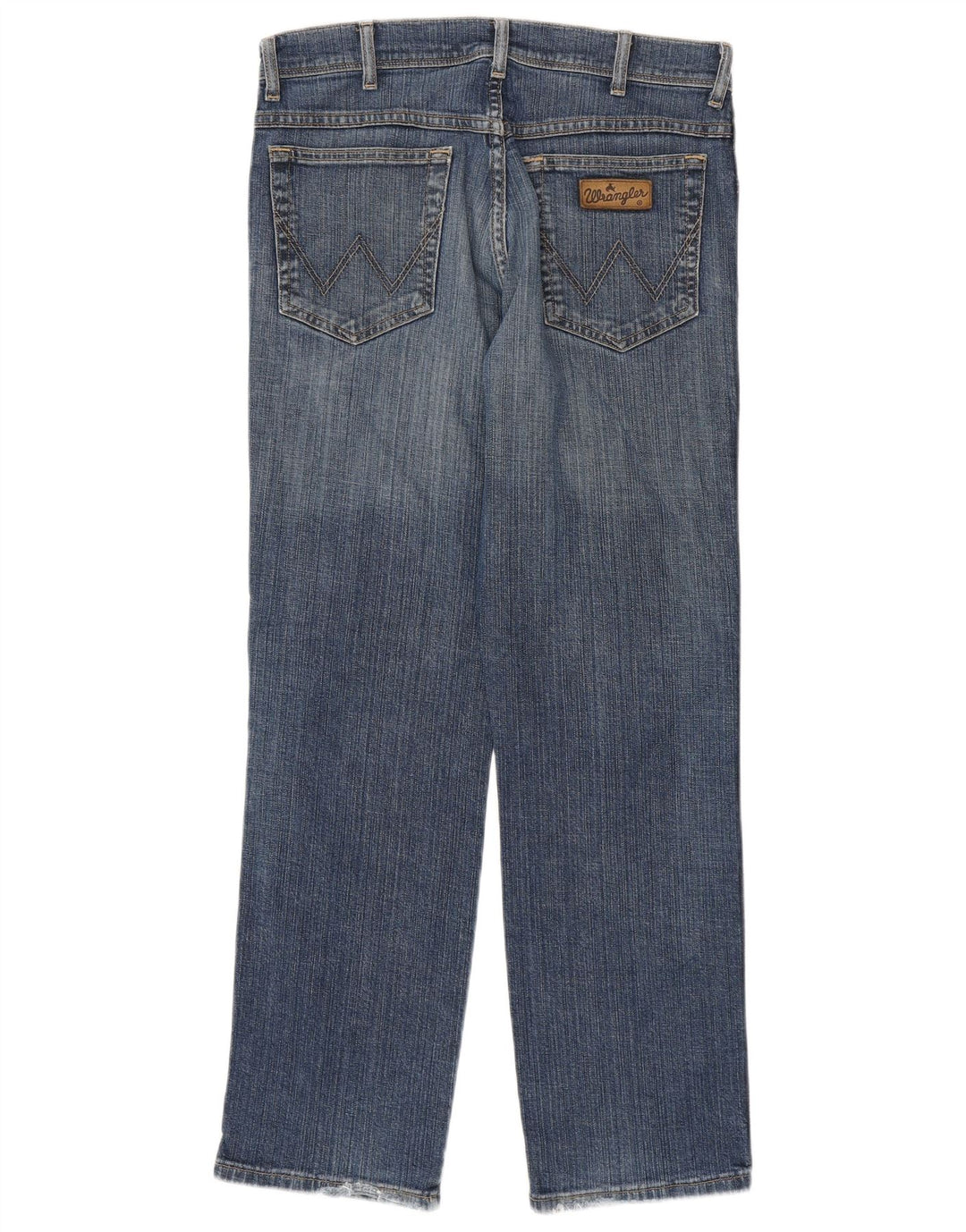 Męskie proste dżinsy Wrangler W32 L30 niebieskie