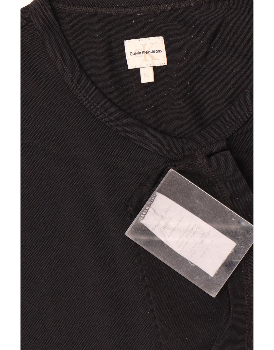 T-shirt męski Calvin Klein Jeans Top XL, czarny poliamid