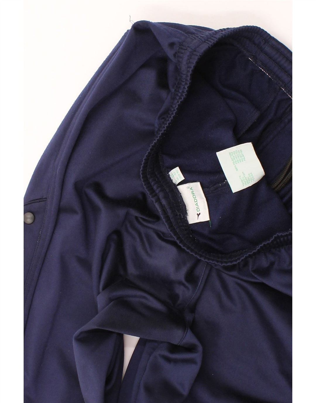 DIADORA Mens Tracksuit Trousers UK 42 Large  Navy Blue Polyester Vintage Diadora and Second-Hand Diadora from Messina Hembry 