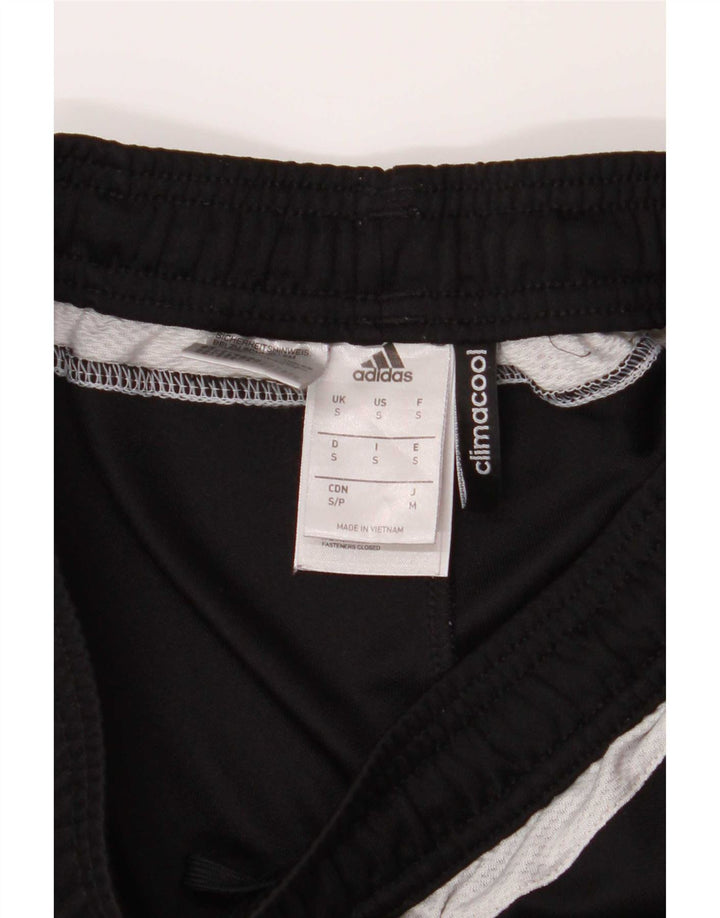 Męskie spodnie dresowe Adidas Climacool, małe, czarne, z blokami kolorów, z poliestru