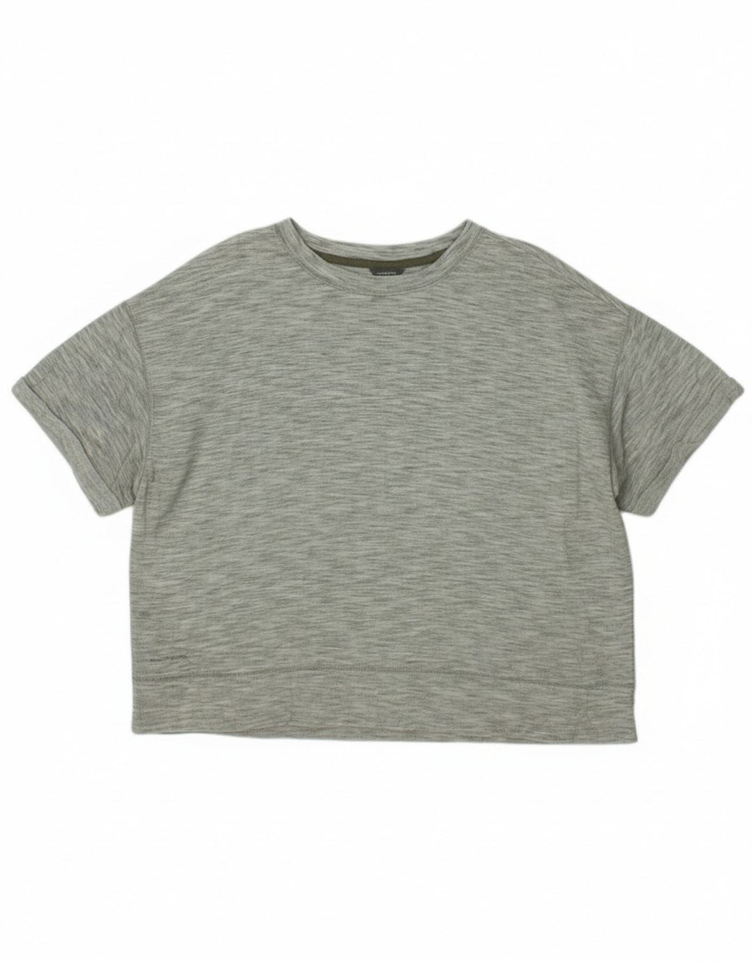 Damska koszulka oversize Eddie Bauer Top UK 18 XL, zielony, nakrapiany poliester