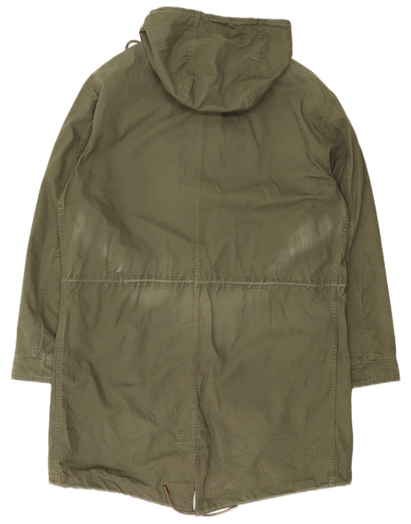 Męska kurtka parka z kapturem Zara UK 40 Large Khaki