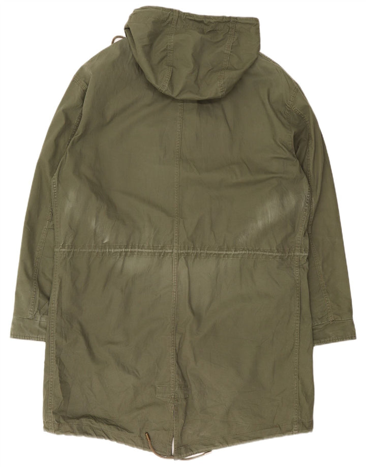 Męska kurtka parka z kapturem Zara UK 40 Large Khaki