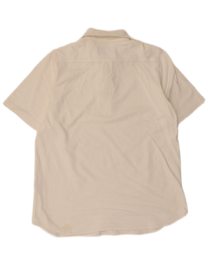 Męska koszulka polo Fred Perry, średnia biała bawełna