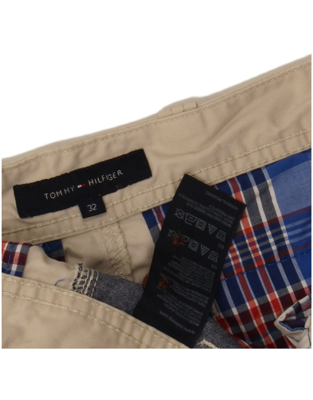 Męskie szorty cargo TOMMY HILFIGER W32 w kolorze średniego beżu, bawełny