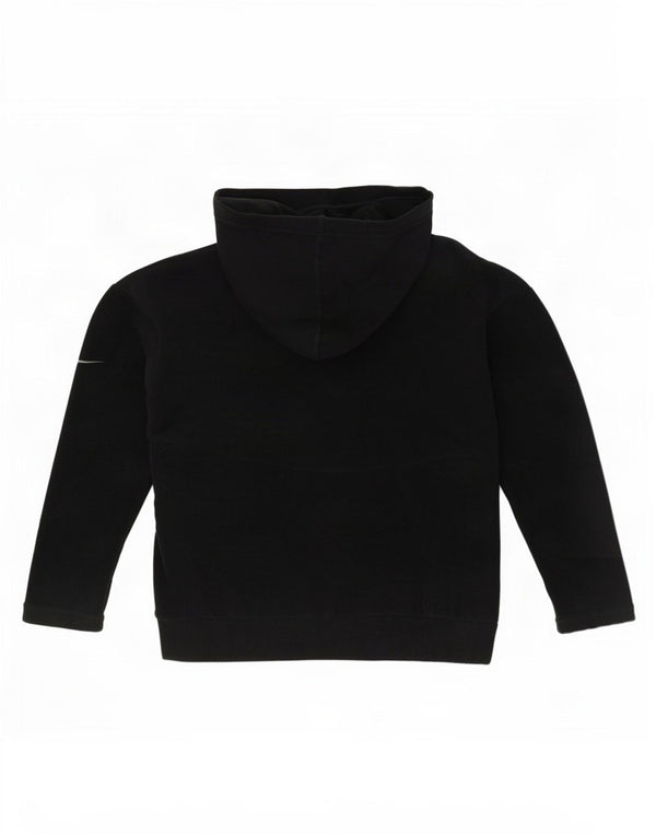 Damski sweter z kapturem, oversize, polarowy Nike UK 10, mały, czarny poliester