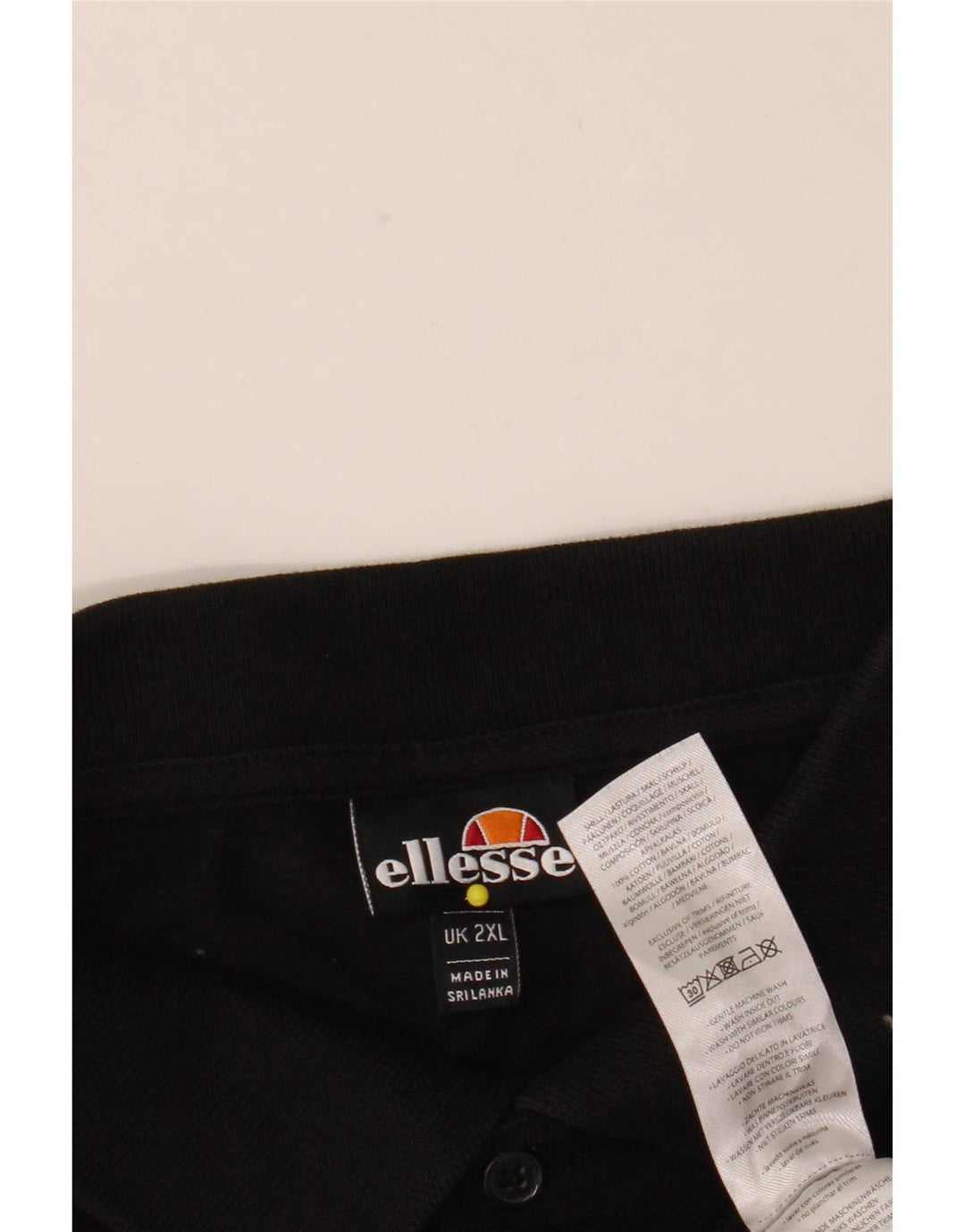 Męska koszulka polo Ellesse 2XL, czarna, bawełniana
