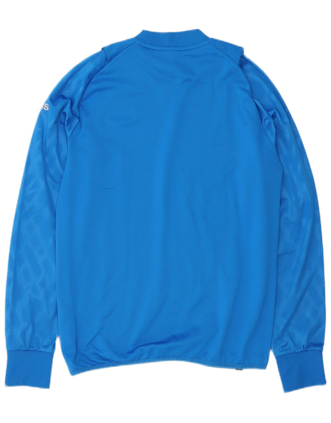Adidas Męskie Climawarm Top z długim rękawem, średni niebieski poliester