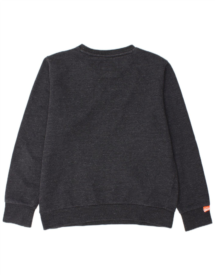SUPERDRY Męski sweter bluzowy XL granatowy, bawełniany