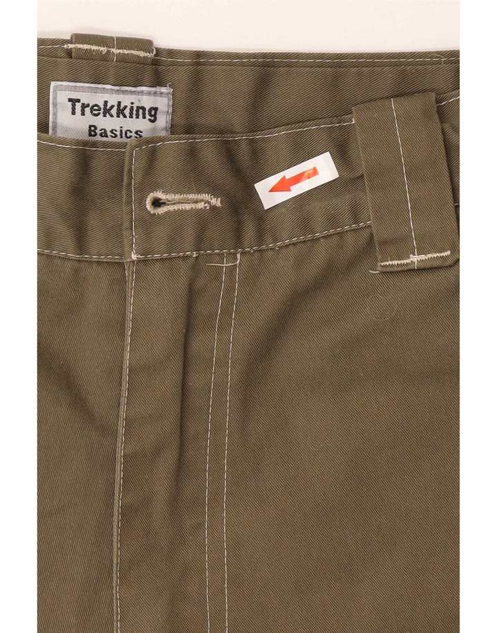 Męskie spodenki cargo Basics XL W38 Khaki Poliester
