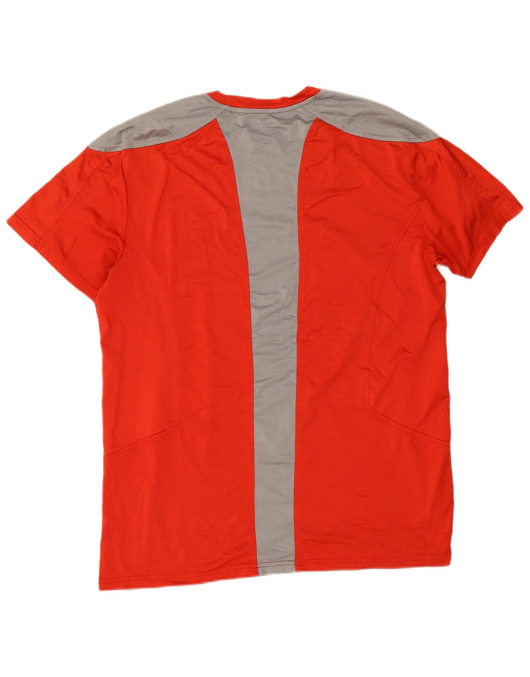 IZOD Męski T-shirt Top, duży, czerwony, z blokami kolorów