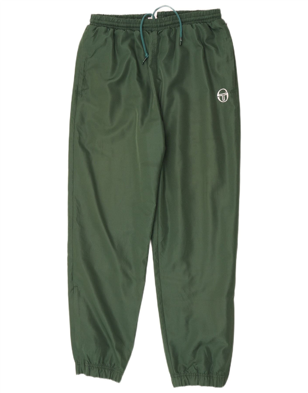 Męskie spodnie dresowe Sergio Tacchini Joggery, duże, zielone, z poliestru