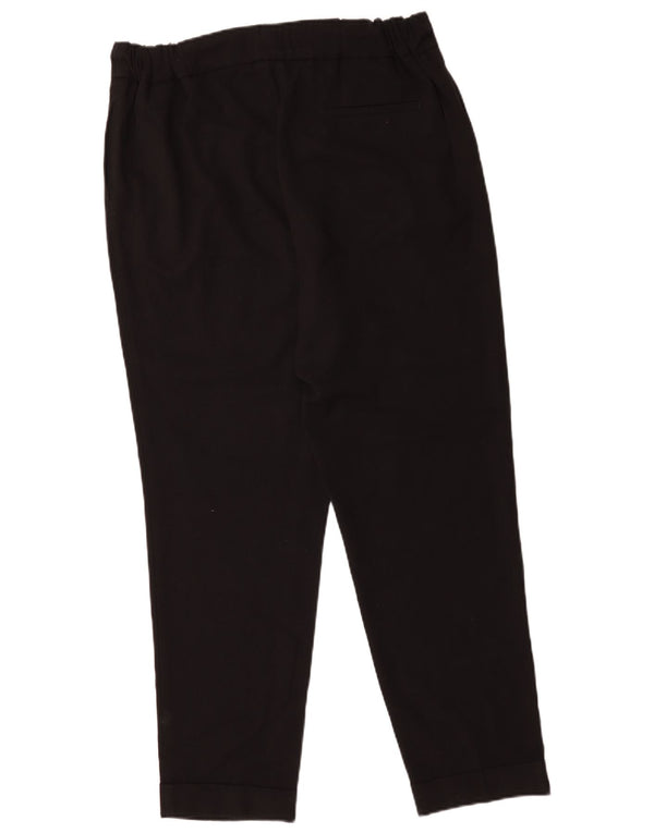 Spodnie damskie Marks & Spencer Pegged Chino UK 16 duże W34 L29 czarne