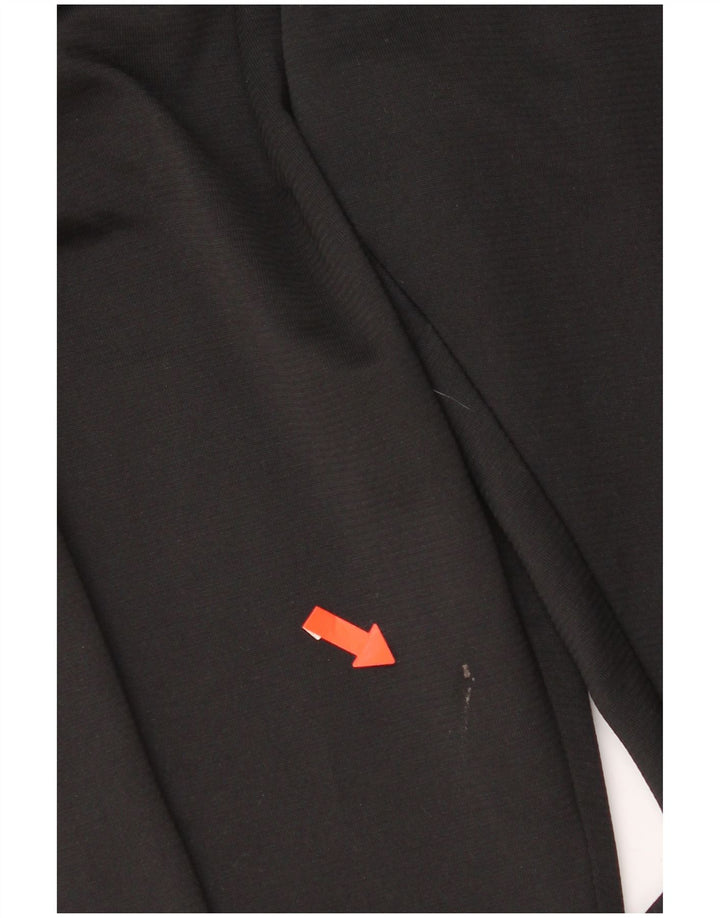 Damskie spodnie dresowe Adidas UK 8/10, małe, czarne, poliestrowe