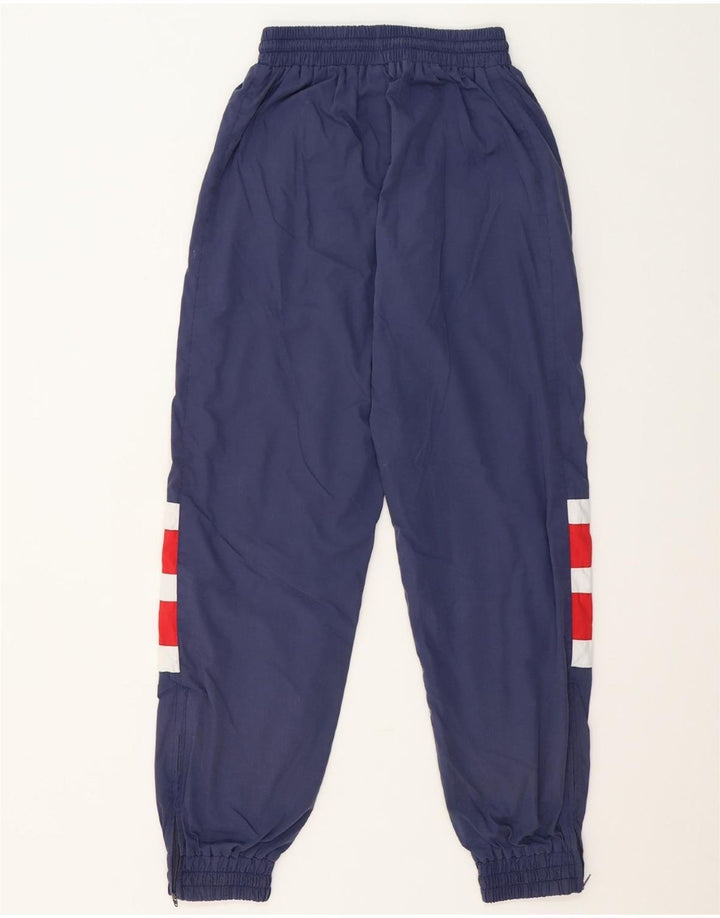 HUMMEL Mens Tracksuit Trousers Joggers Small  Blue Colourblock Polyester Vintage Hummel and Second-Hand Hummel from Messina Hembry 