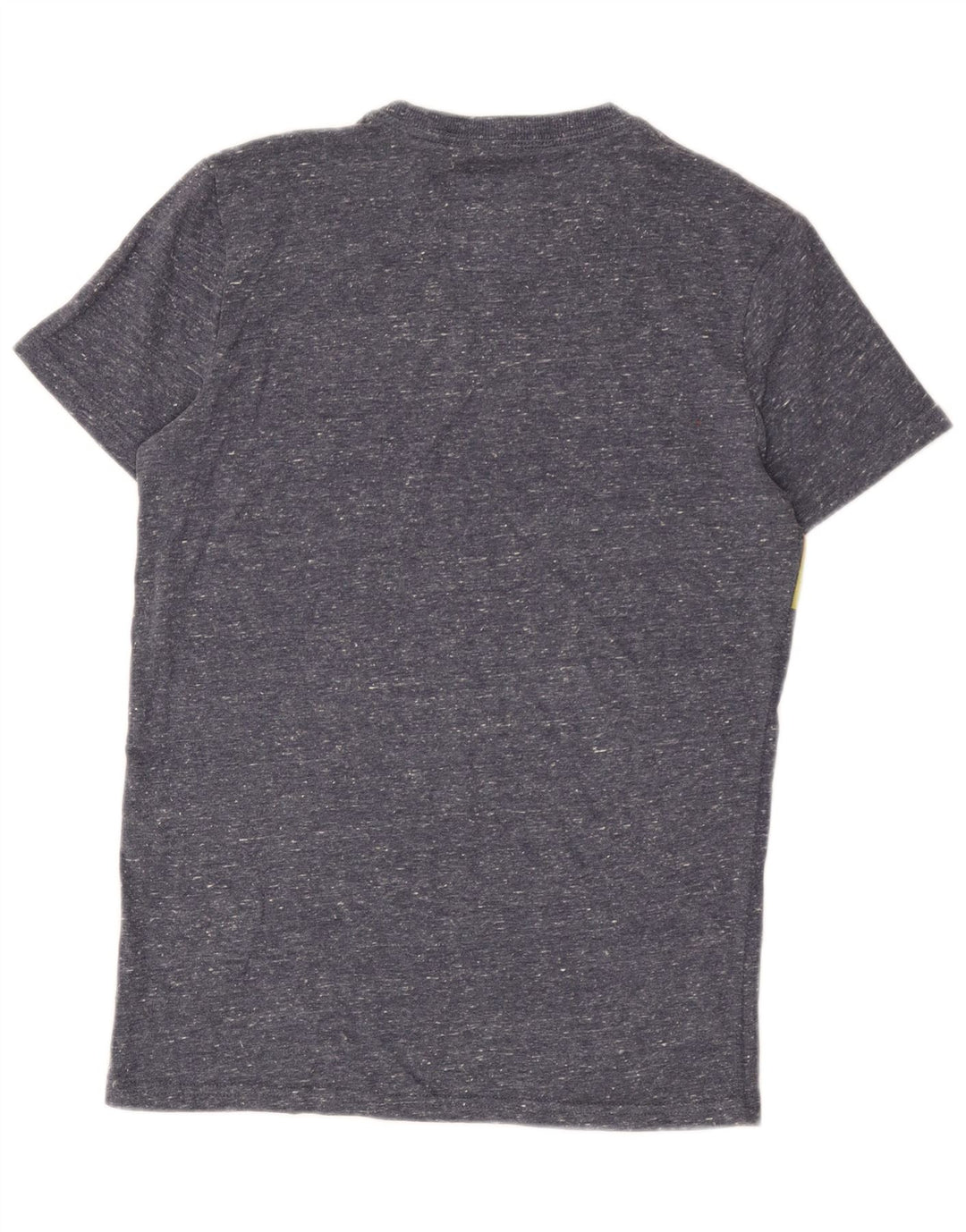 Męski T-shirt z grafiką Superdry, mały, niebieski, bawełniany w cętki