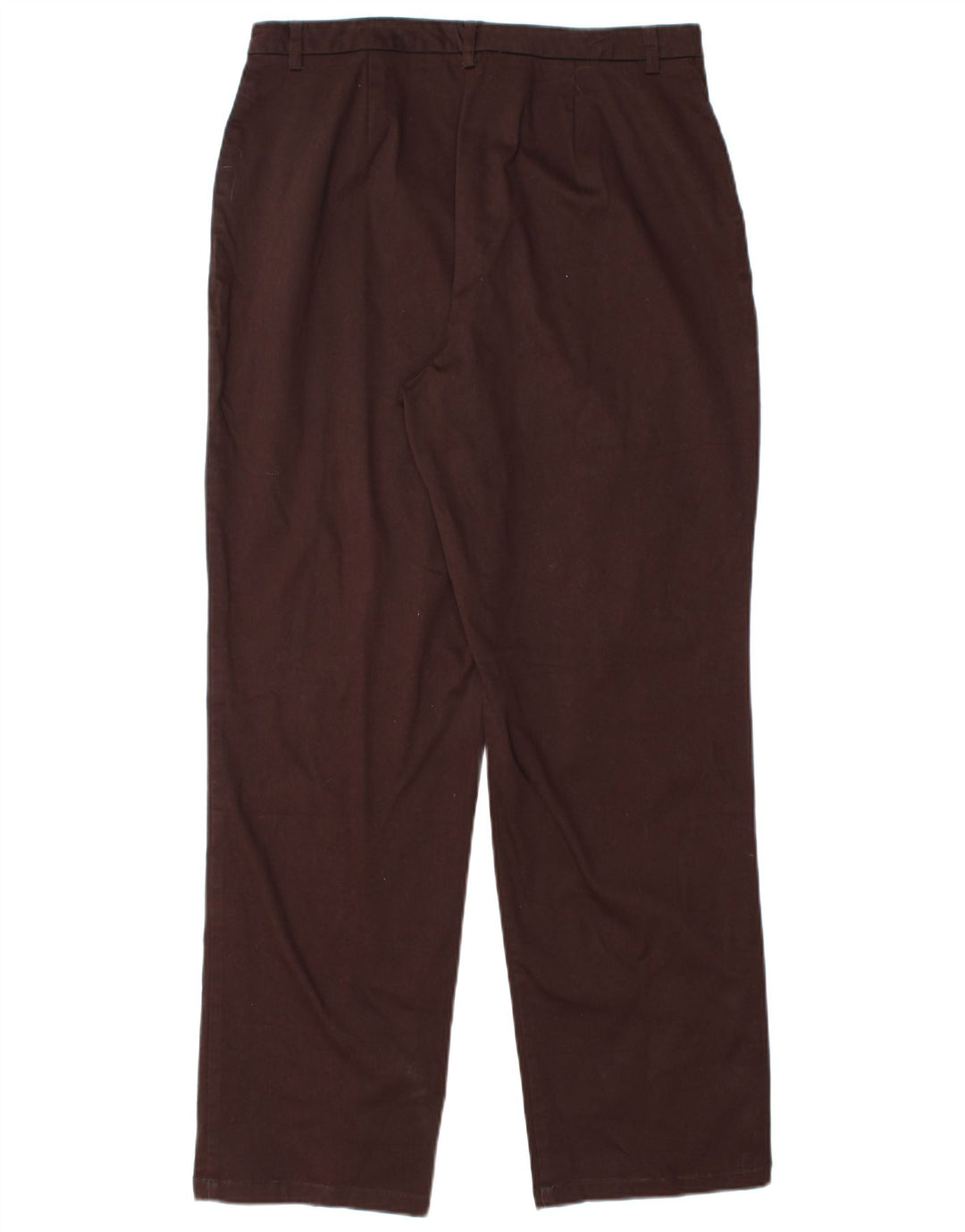 Damskie proste spodnie chino EDDIE BAUER US 12 duże W32 L30 brązowe