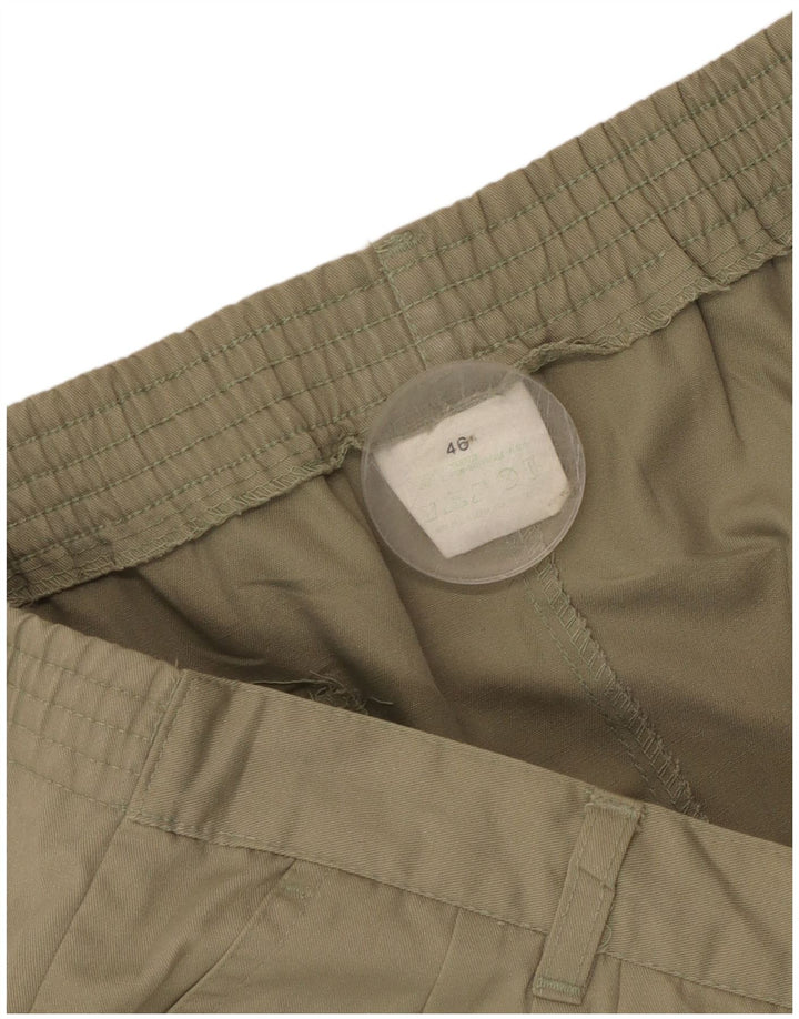 Vintage damskie spodenki chino IT 46 Large W32 Khaki poliester
