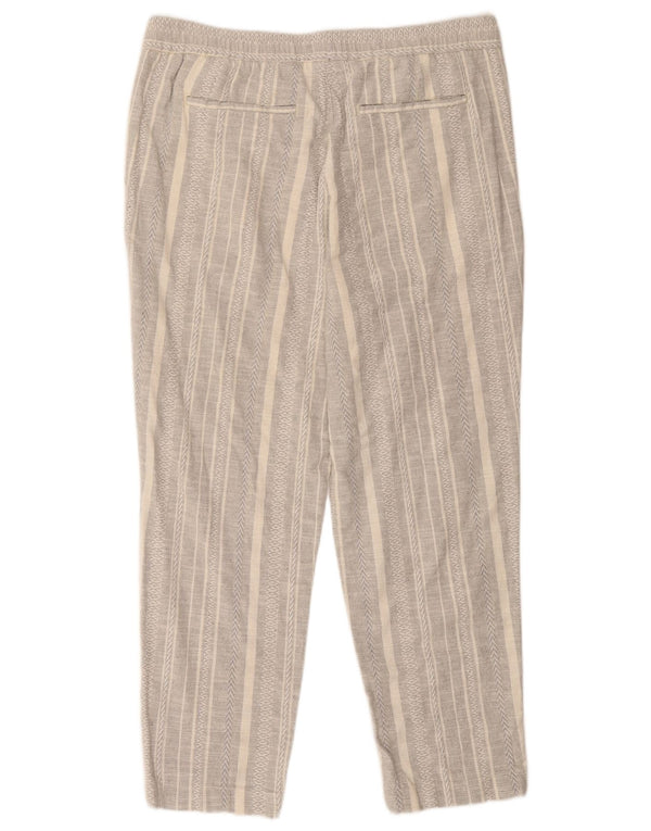Męskie zwężane spodnie chino Zara XL W34 L27 Szara bawełna w paski